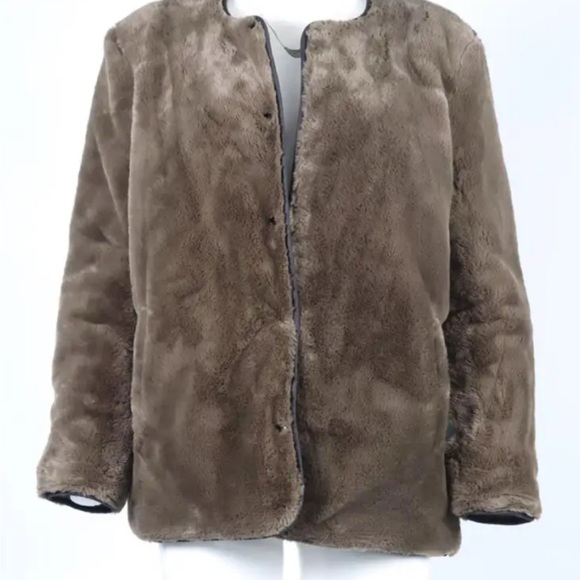 The KOOPLES- Brand new with tags reversible, faux fur coat - Picture 5 of 10